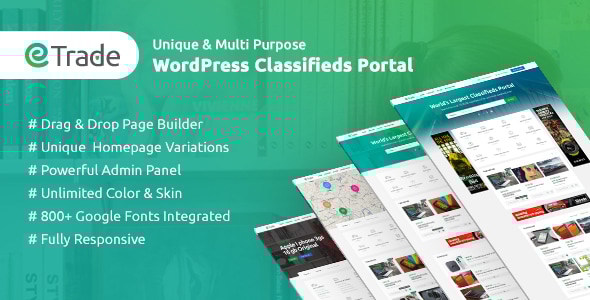 Trade - Modern Classified Ads WordPress Theme Logo